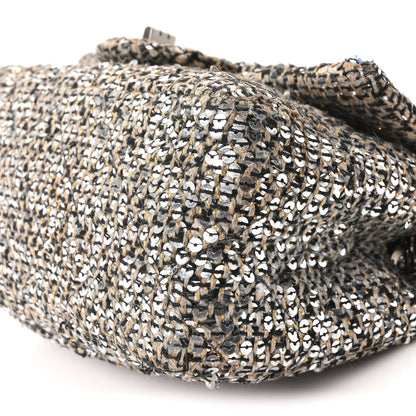 Chanel Tweed Sequin Mini Reissue Flap Grey Multicolor 10 of 10