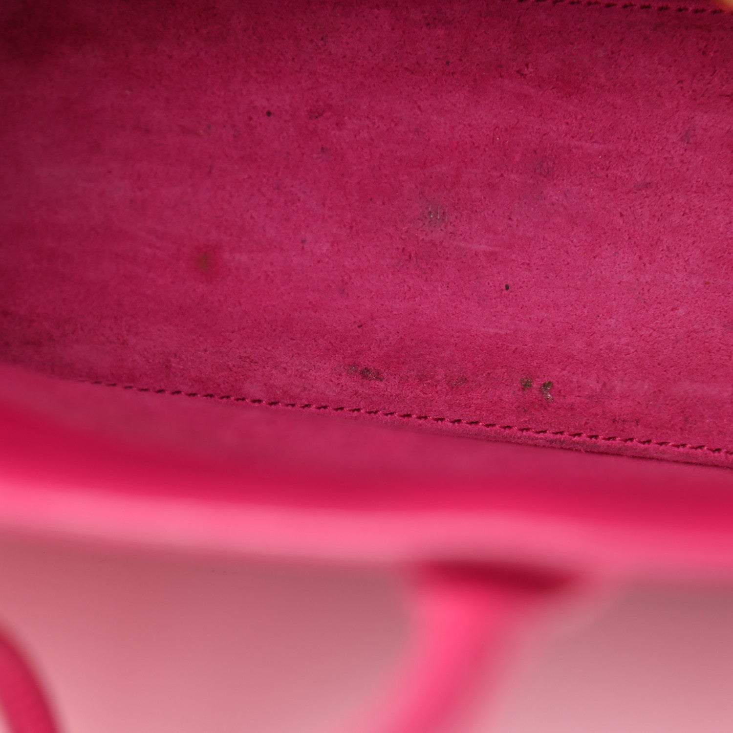Saint Laurent Calfskin Nano Sac De Jour Lipstick Fuchsia 18 of 20