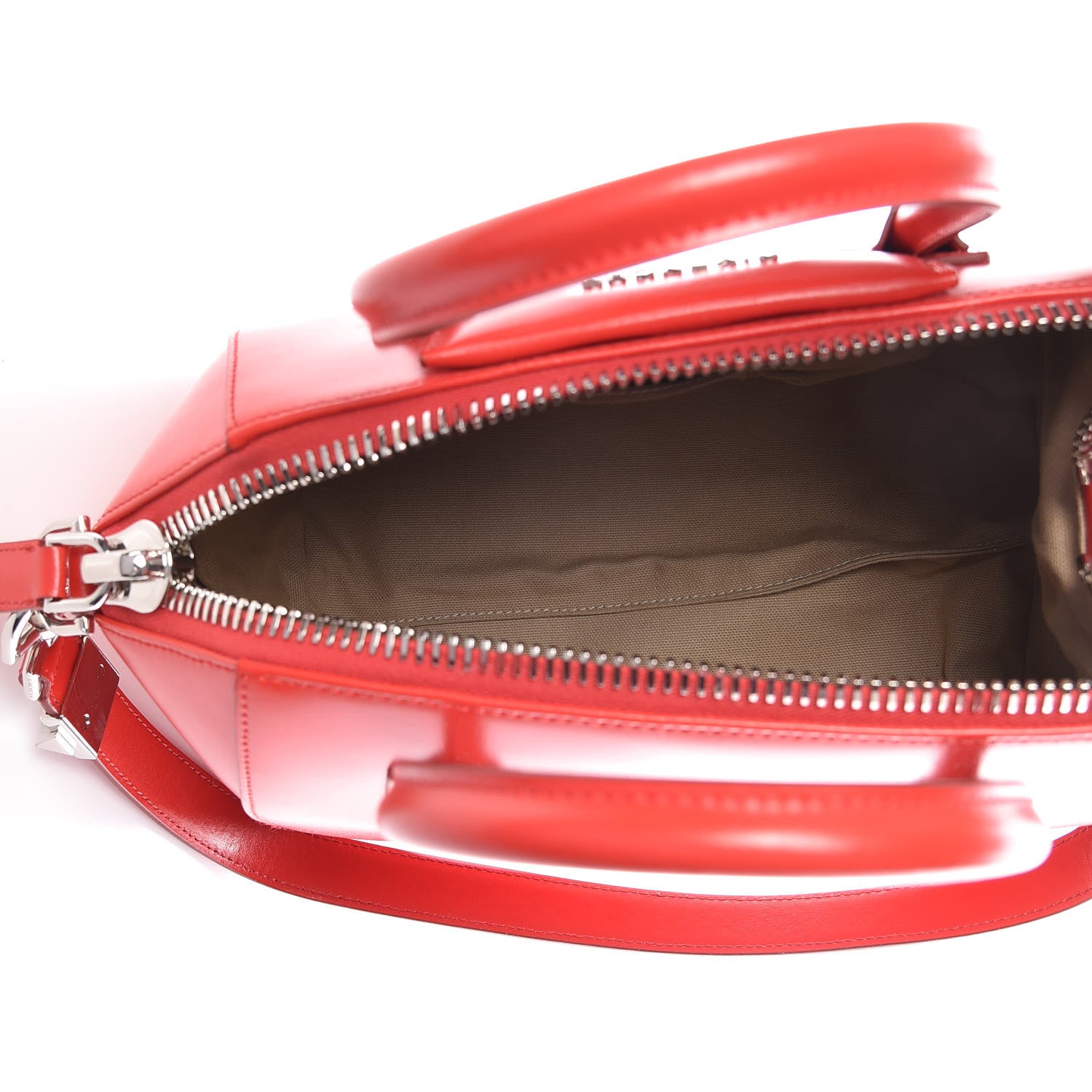 Givenchy Shiny Lord Calfskin Small Antigona Medium Red 5 of 9