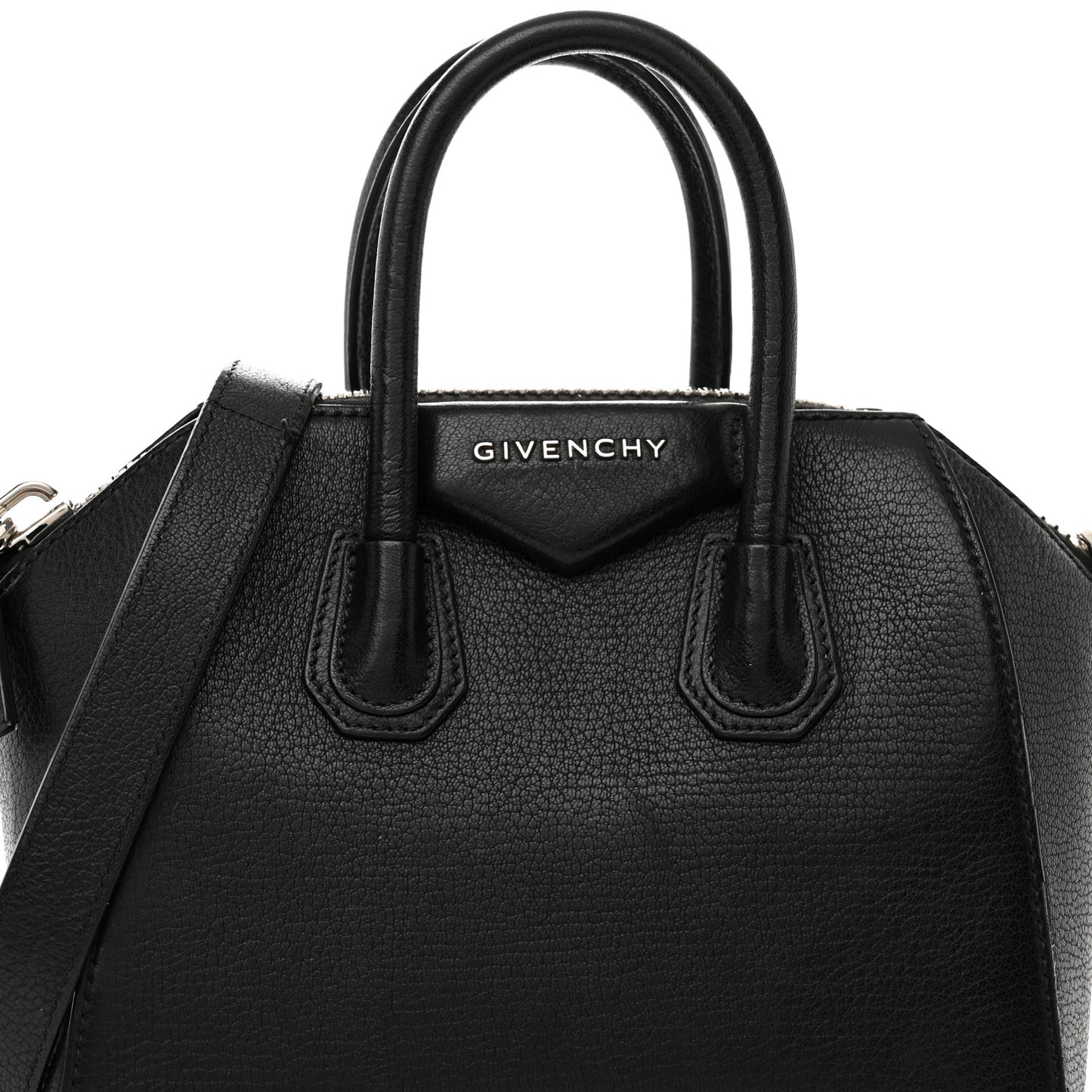 Sugar Goatskin Mini Antigona Black