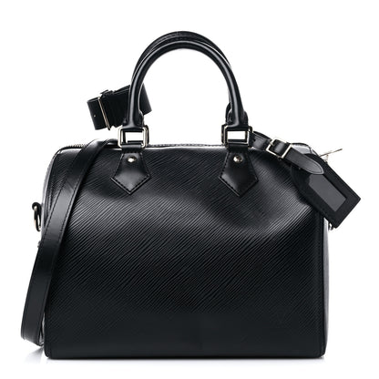 Louis Vuitton Epi Speedy Bandouliere 25 Black 1 of 17