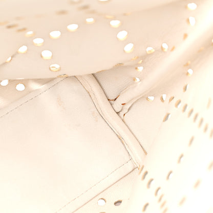 Chanel Patent Perforated CC Tote White 12 of 20