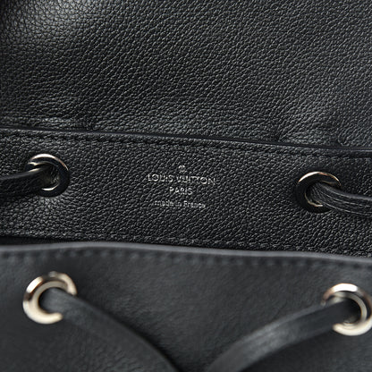 Louis Vuitton Calfskin Lockme Mini Backpack Black 5 of 12