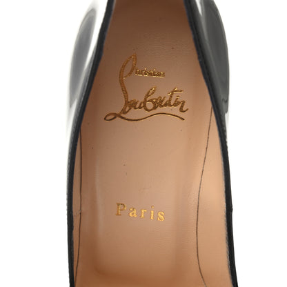 Christian Louboutin Patent New Very Prive 120 Pumps 36 Black 7 of 8