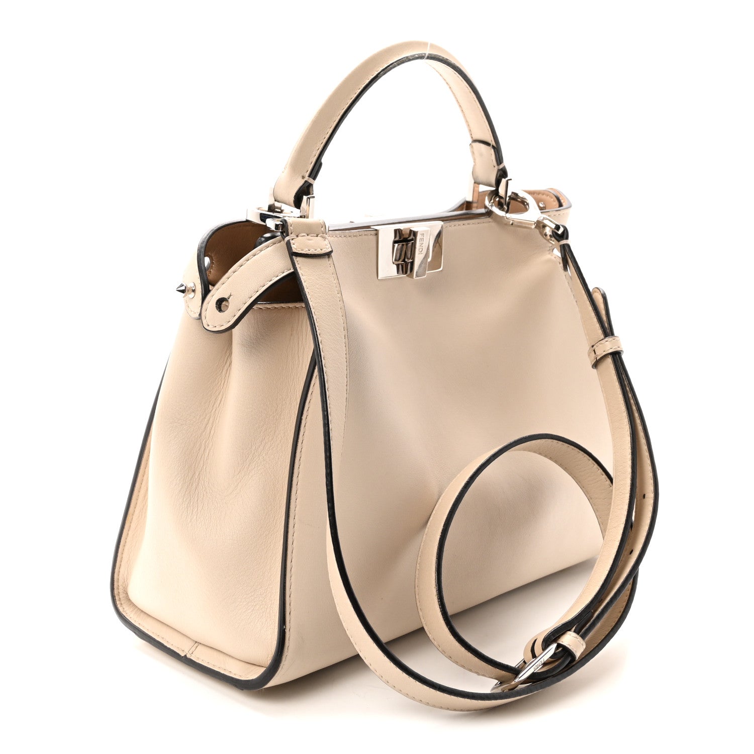 Fendi Vitello Tahiti Burro Bi-Color Medium Peekaboo Iconic