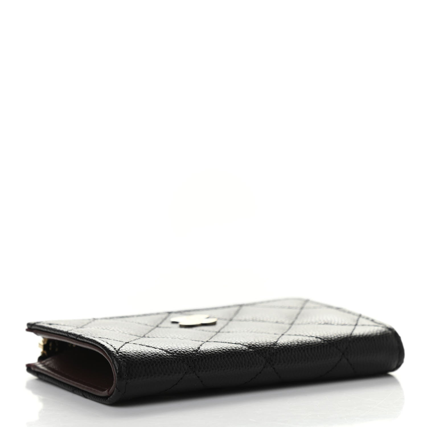 Chanel Caviar Quilted Zipped Key Holder Case Black 4 of 7