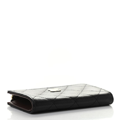 Chanel Caviar Quilted Zipped Key Holder Case Black 4 of 7