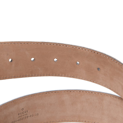 Gucci Guccissima Interlocking G Belt 95 38 Black 7 of 8