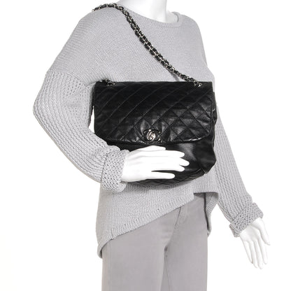 Chanel Lambskin Stitched Messenger Black 2 of 7