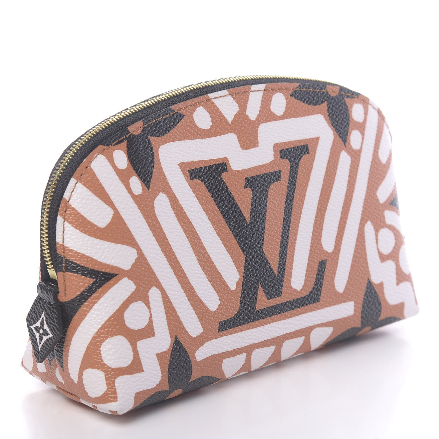 Louis Vuitton Monogram Giant Crafty Cosmetic Pouch Crème Caramel 3 of 7