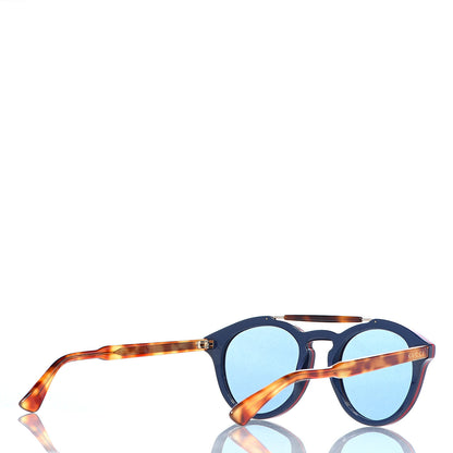 Gucci Round Avana Sunglasses GG0124SA Tortoise Blue 4 of 8