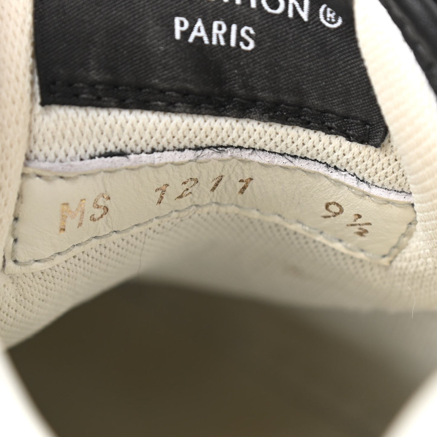 Calfskin Monogram Mens Rivoli Sneakers 9.5 Black