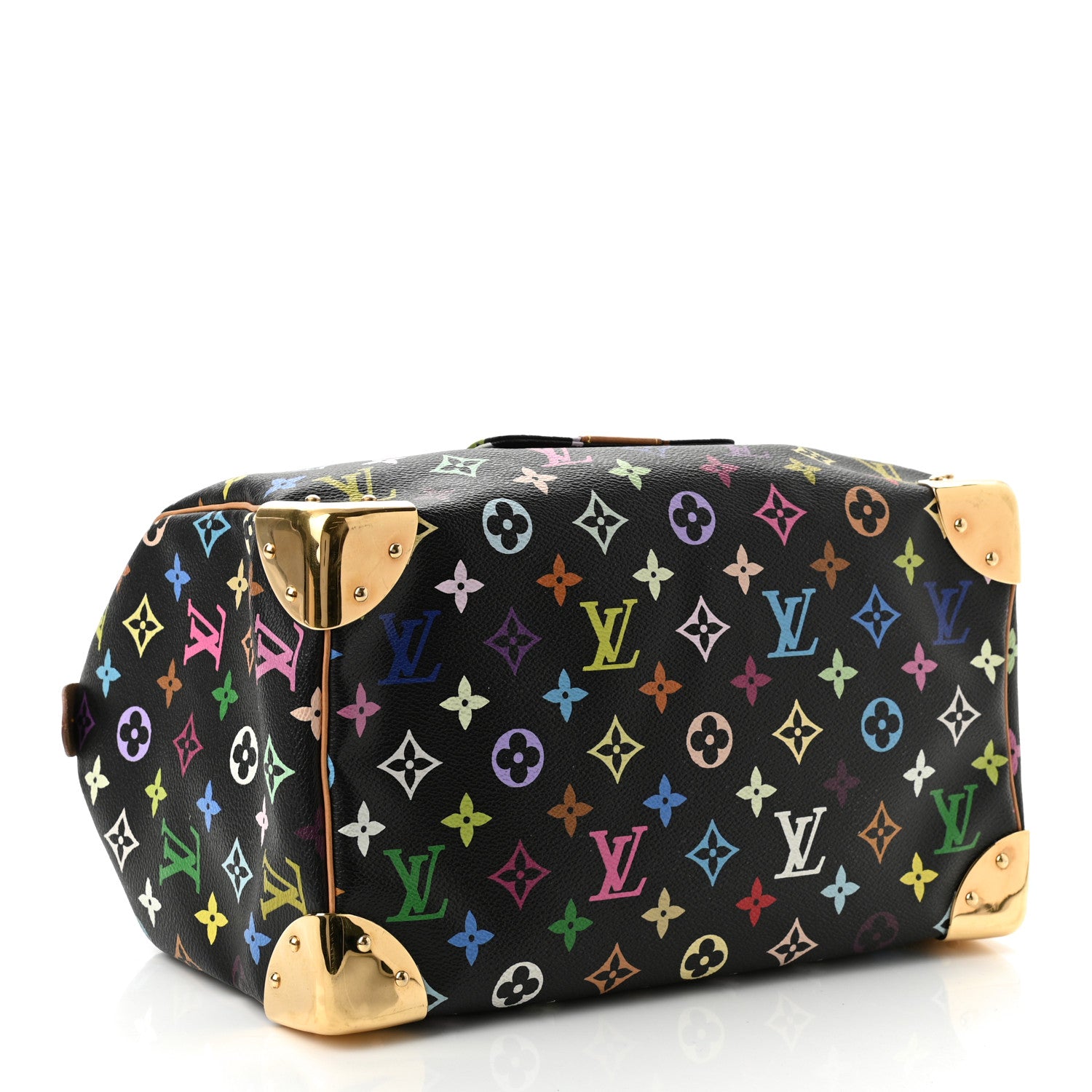 Louis Vuitton Monogram Multicolor Speedy 30 Black 4 of 9