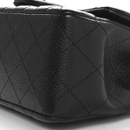 Chanel Caviar Quilted Mini Square Flap Black 10 of 11