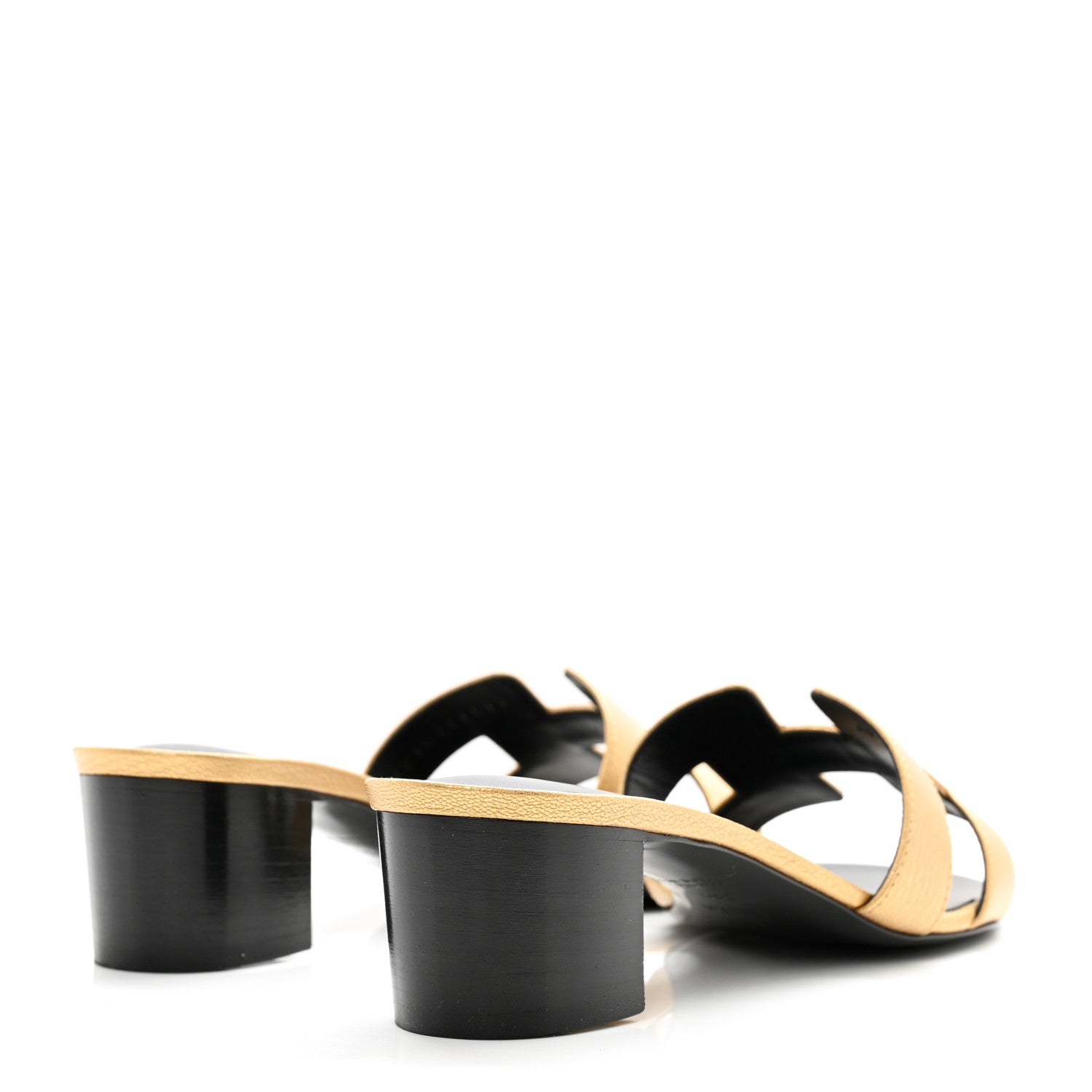 Hermes Metallic Goatskin Oasis Sandals 38.5 Dore 4 of 9