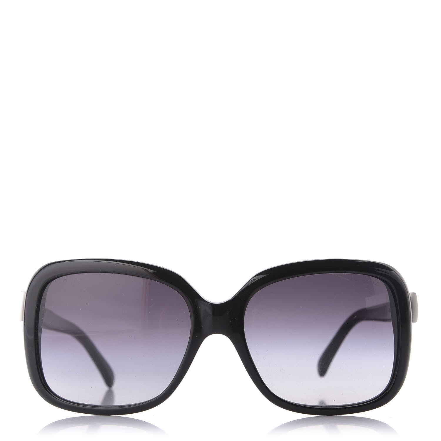 Chanel CC Bow Sunglasses 5171 Black White 2 of 10