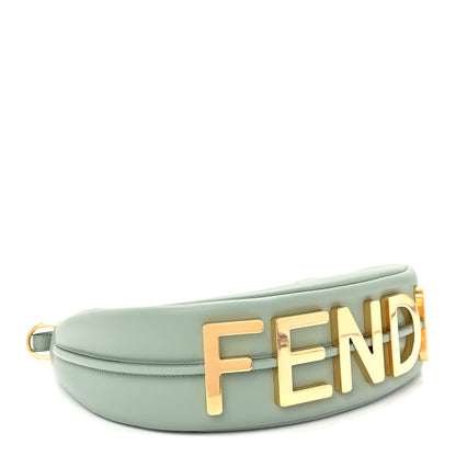 Fendi Vitello Grace Matte Small Fendigraphy Hobo Bag Menta 4 of 10