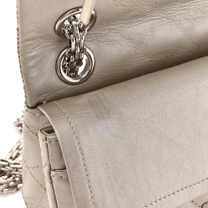 Chanel Metallic Aged Calfskin Quilted 2.55 Reissue Mini Flap Light Gold 13 of 16