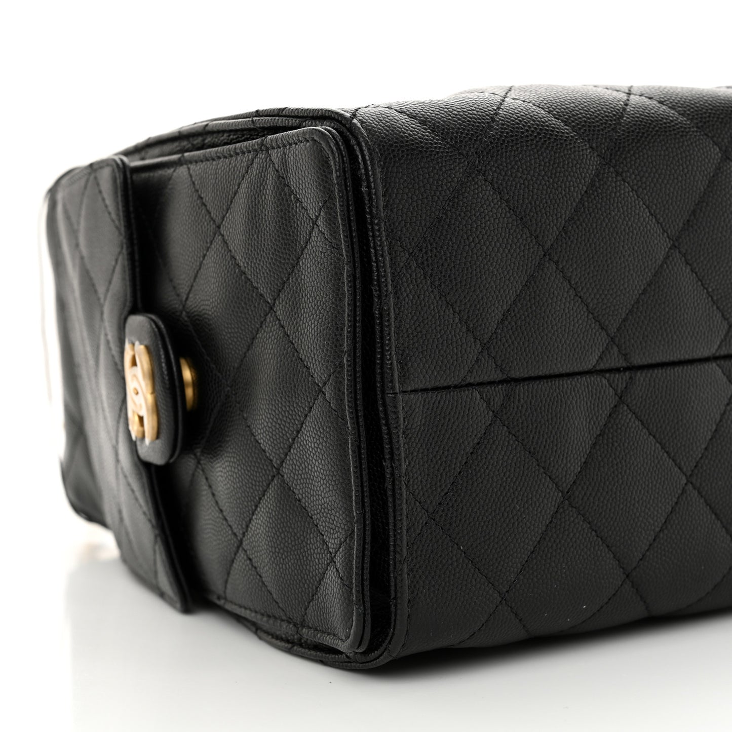Caviar Quilted Small Chanel 25 Handbag Black