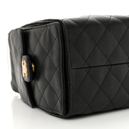 Chanel Caviar Quilted Small Chanel 25 Handbag Black 9 of 11