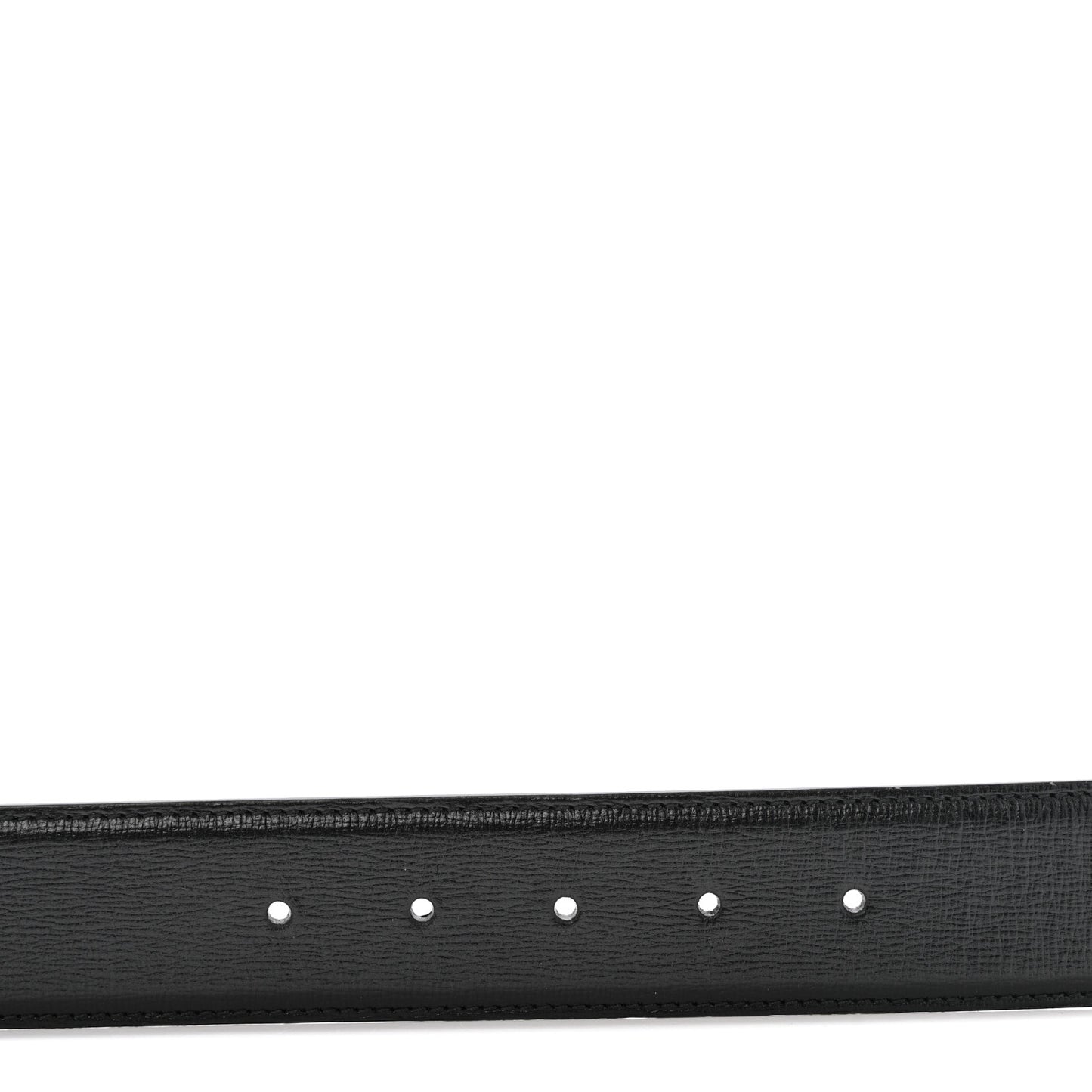 Azalea Calfskin Enamel Monochrome Double G Belt 100 40 Black