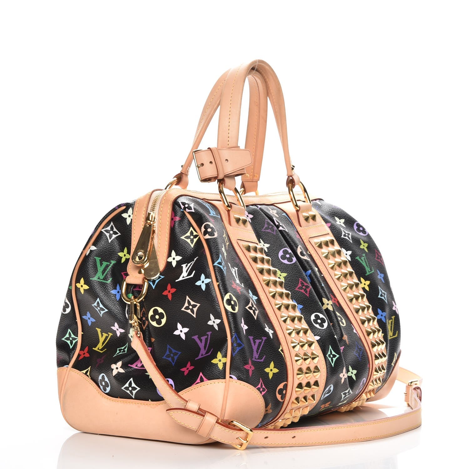 Louis Vuitton Monogram Multicolor Courtney GM Black 4 of 11