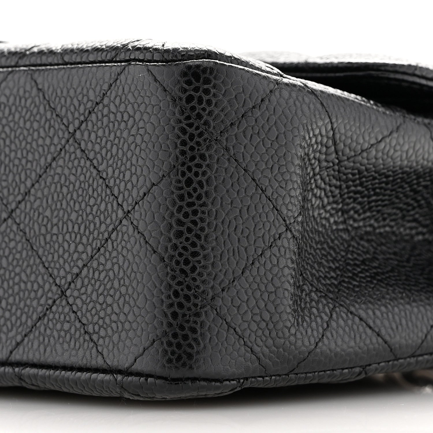 Chanel Caviar Quilted Medium Double Flap Black 10 of 11
