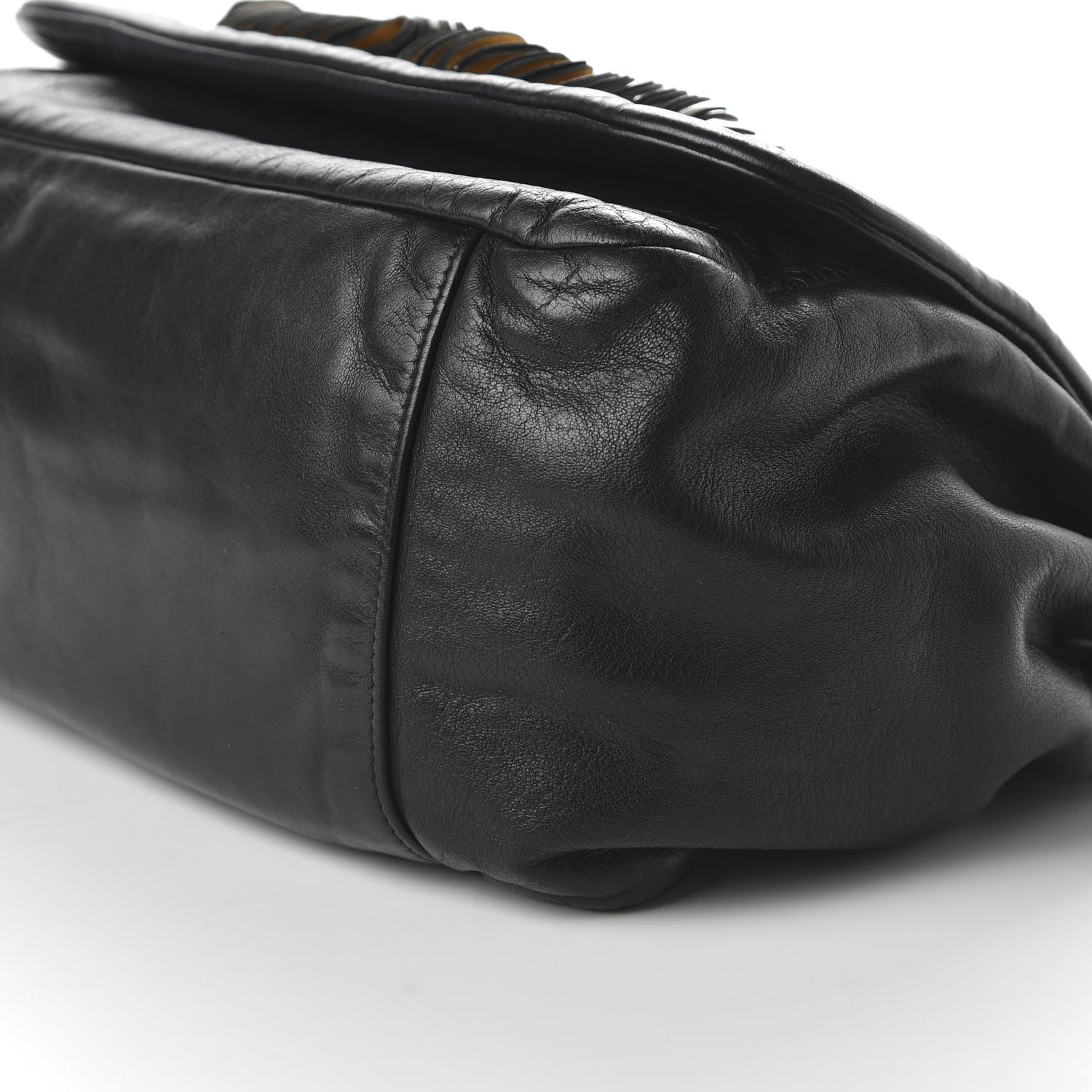 Chanel Lambskin CC Disc Accordion Flap Black 7 of 10