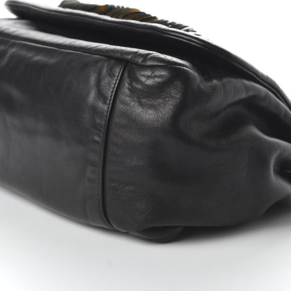 Chanel Lambskin CC Disc Accordion Flap Black 7 of 10