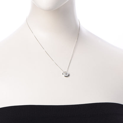 Cartier 18K White Gold Diamond XS Amulette de Pendant Necklace 2 of 7