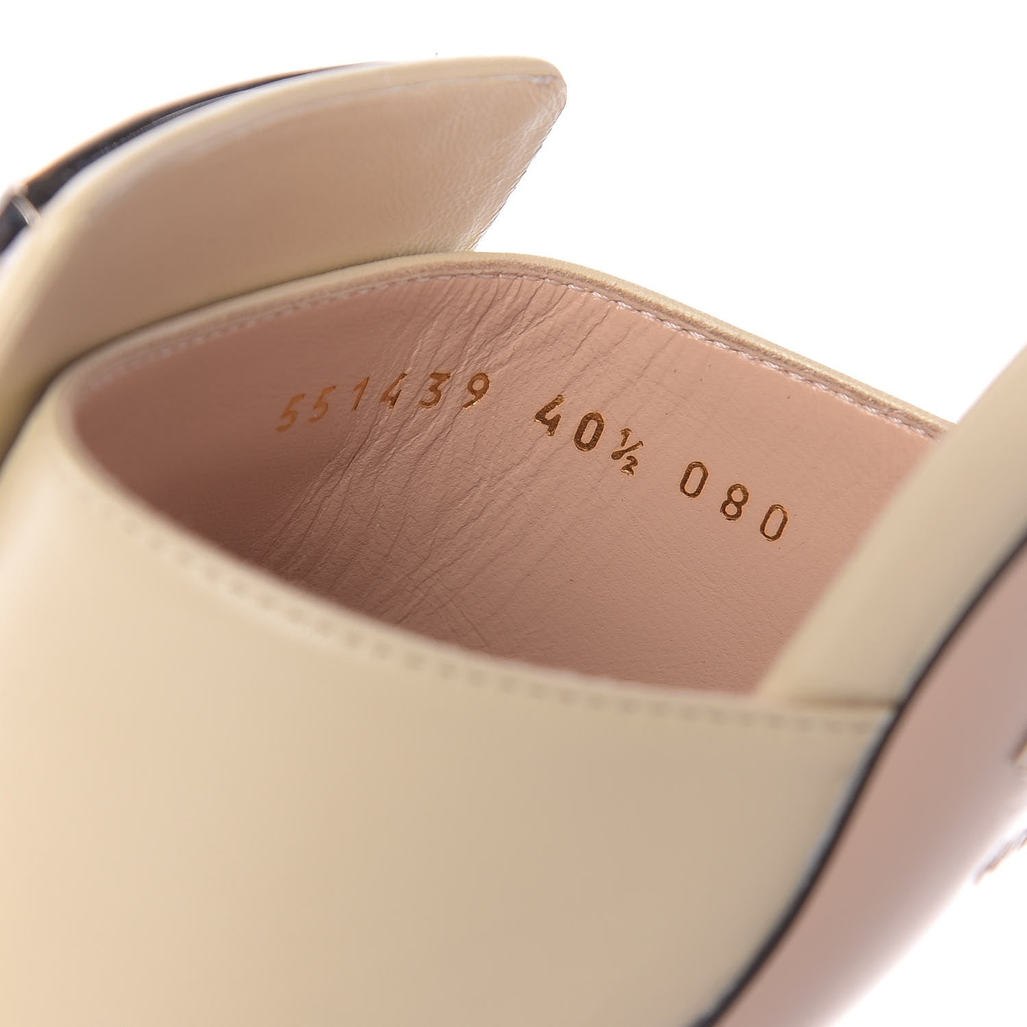 Gucci Malaga Kid Crystal Square G Madelyn Mules 40.5 Vintage White 10 of 11