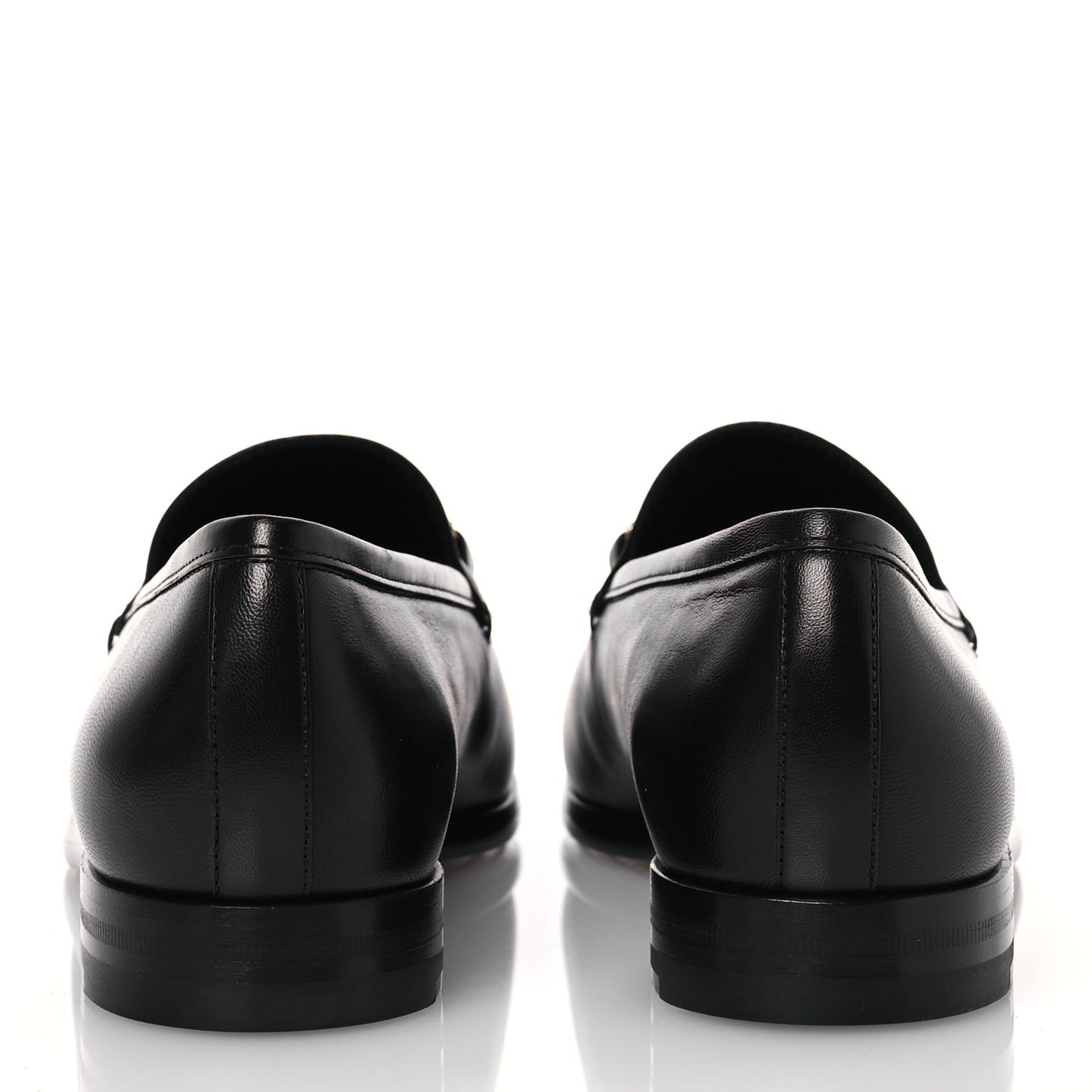 Malaga Kid Crystal Horsebit Womens Jordaan Loafers 38 Black