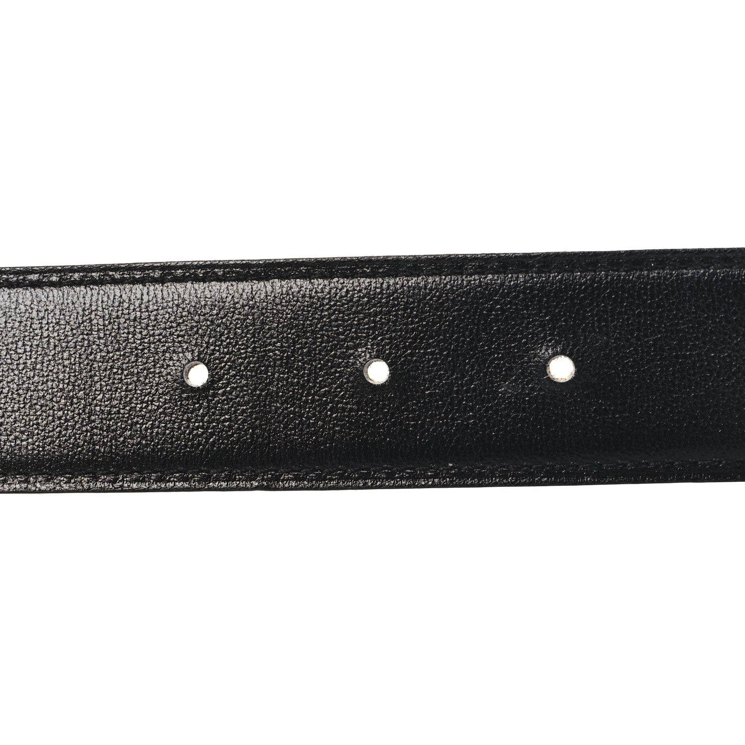 Hermes Box Togo 32mm Striee H Belt 85 34 Black Gold 4 of 7