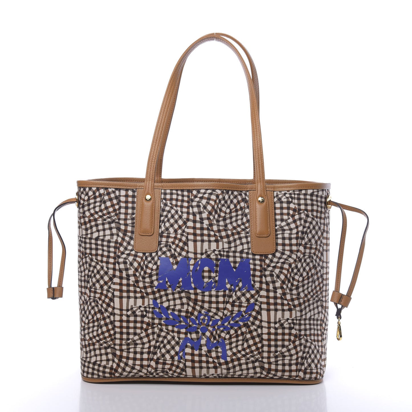 Visetos Medium Liz Reversible Shopper Tote Cognac