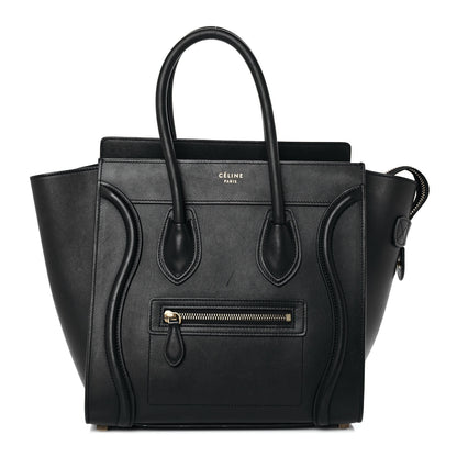 Celine Smooth Calfskin Micro Luggage Black 1 of 9