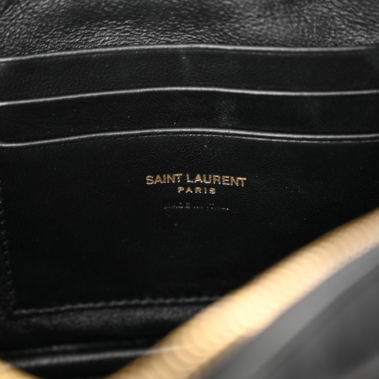 Calfskin Matelasse Monogram Mini Lou Camera Bag Black