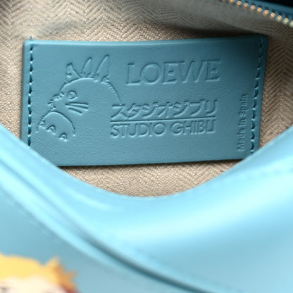Loewe X HOWLS MOVING CASTLE Satin Calfskin Mini Heen Puzzle Bag Light Blue 6 of 10