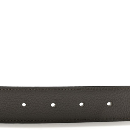Hermes Box Togo 32mm H Belt 75 30 Black Etain 4 of 7