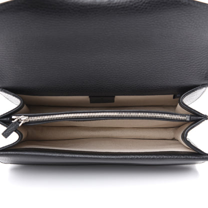 Gucci Pebbled Calfskin Small Dionysus Shoulder Bag Black 4 of 10