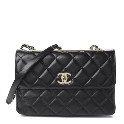 Chanel Lambskin Quilted Medium Trendy CC Flap Black 1 of 10
