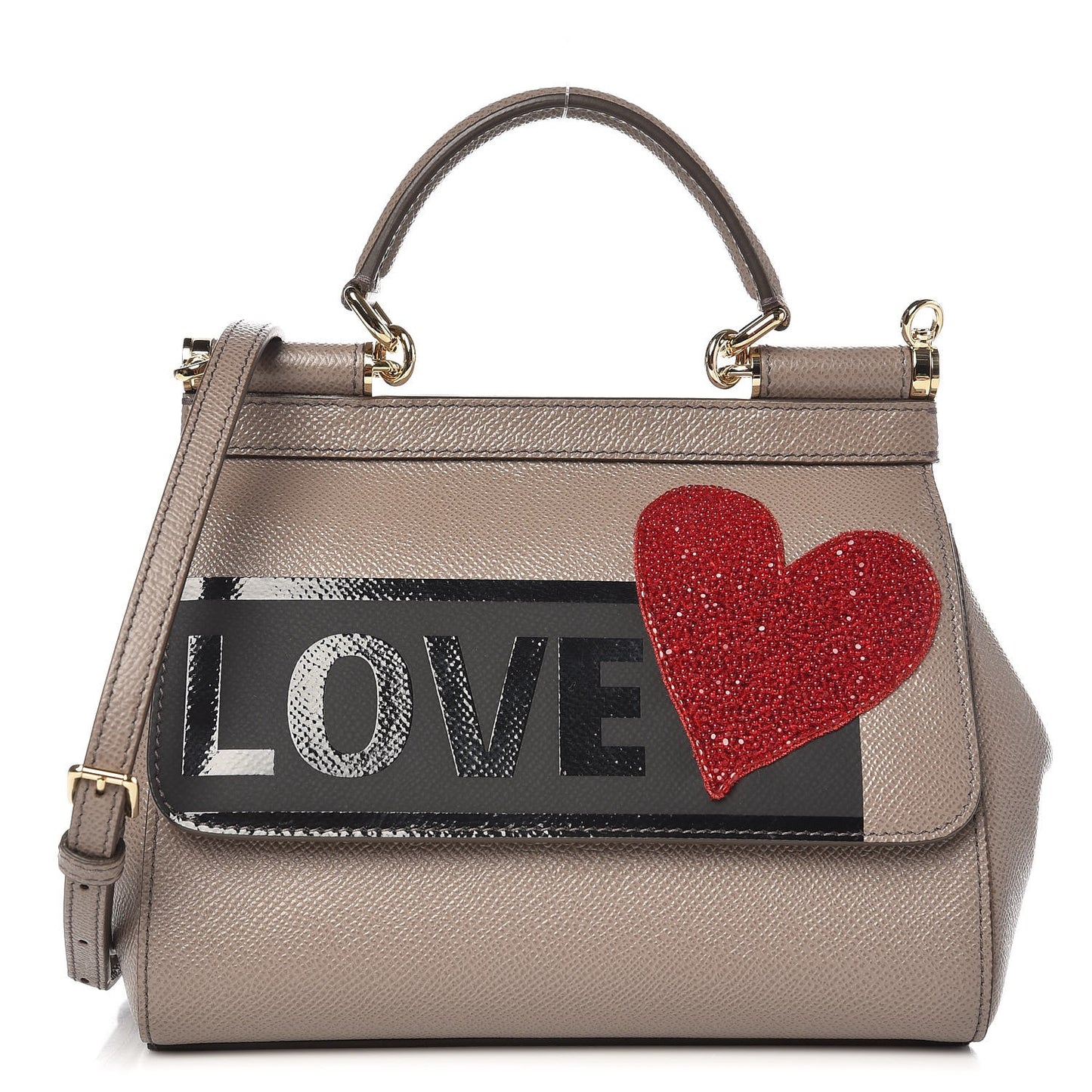 Dauphine Love Small Miss Sicily Satchel Grey