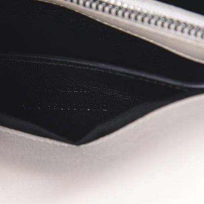 Saint Laurent Sheepskin Matelasse Chevron Monogram Medium College Bag Rose Antic 6 of 13