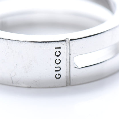 Gucci Sterling Silver Open Band Ring 54 7 6 of 6