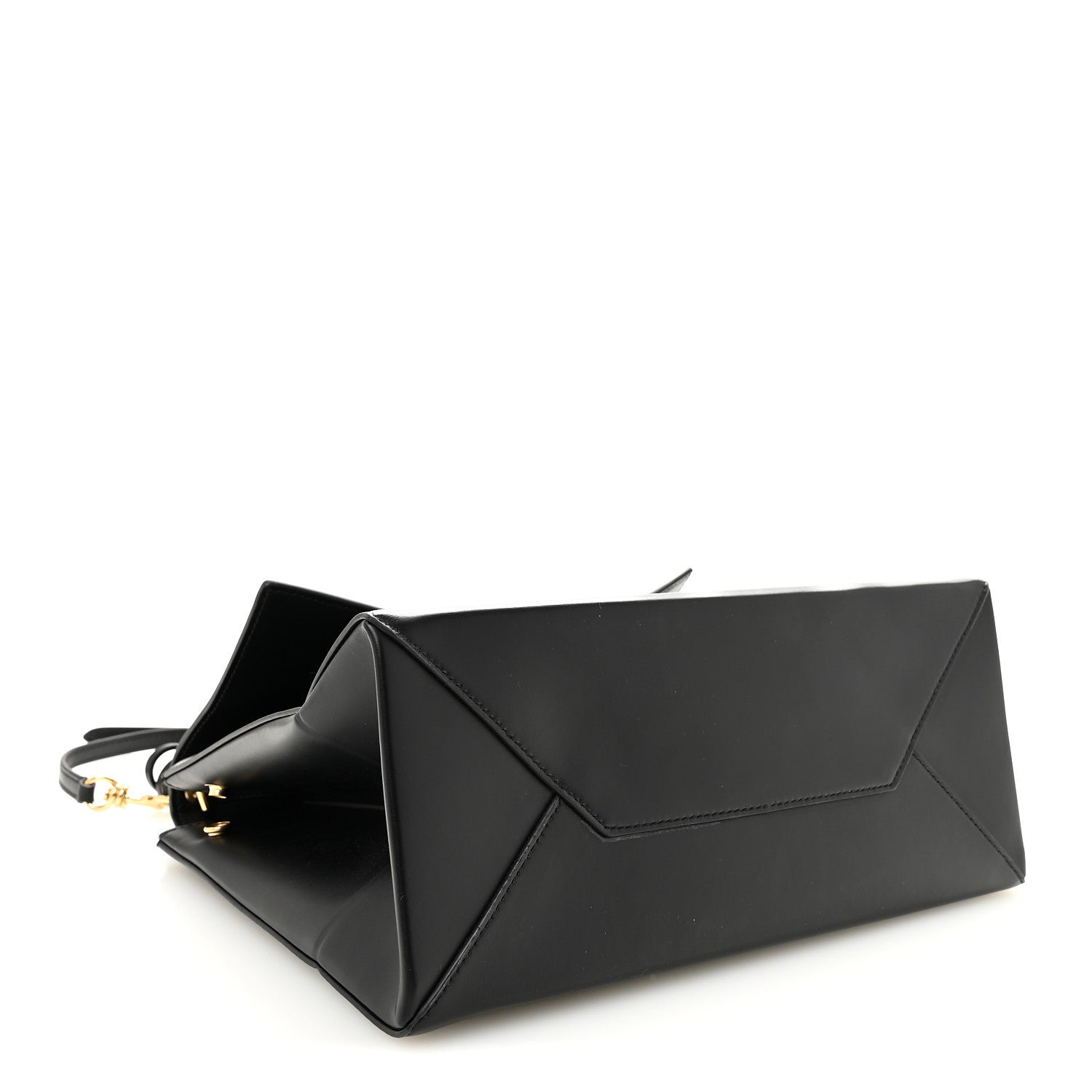 Balenciaga Natural Smooth Calfskin Medium Nano Top Handle Handbag Black 4 of 9