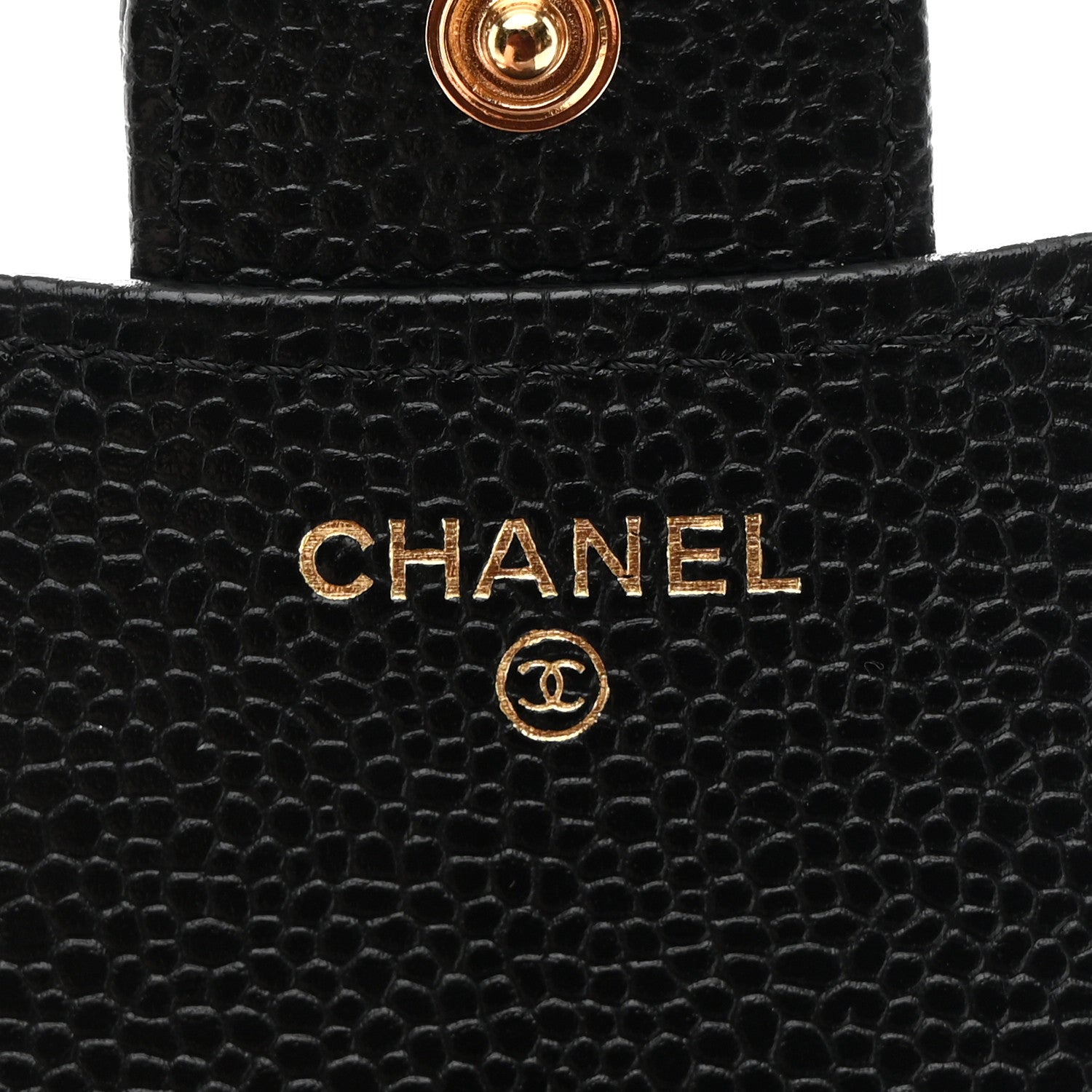 Chanel Caviar Quilted Compact Flap Wallet Black 6 of 9