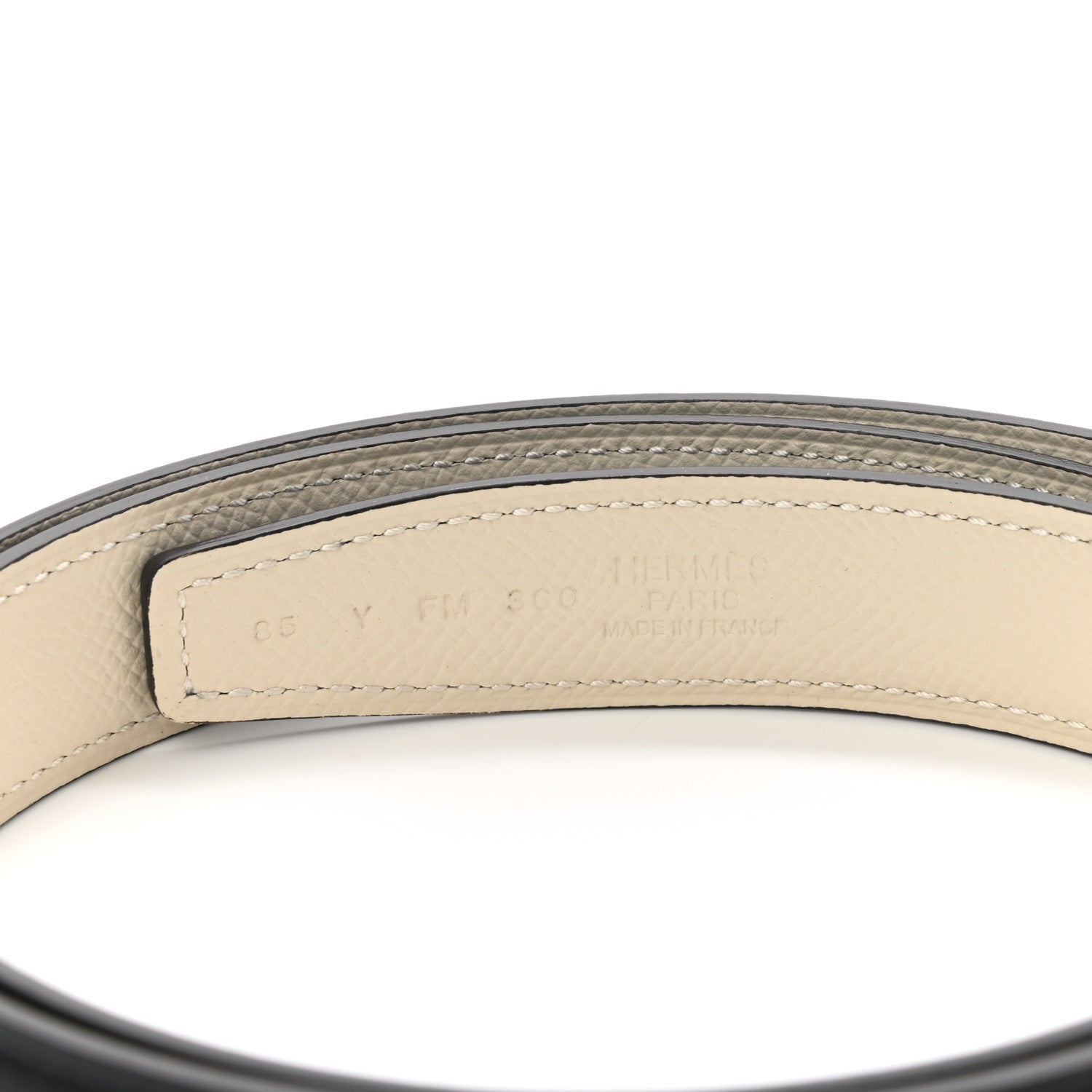 Hermes Swift Epsom 24mm Rivage Belt 85 Black Nata 3 of 5
