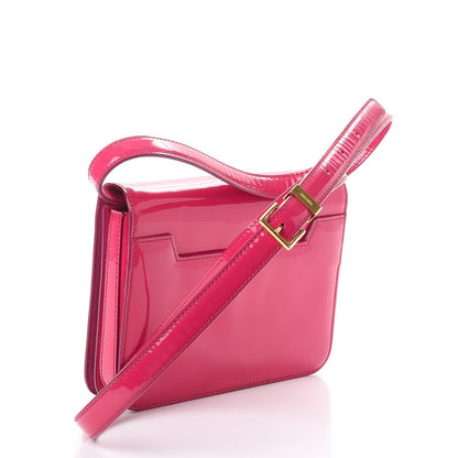 Tom Ford Patent Calfskin Natalia Medium Bag Hot Pink 3 of 10