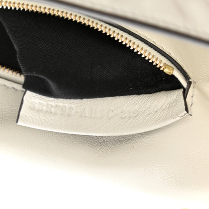 Fendi Nappa Small FF Embossed Midi Chain Baguette White 7 of 10