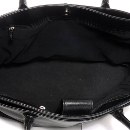 Chanel Calfskin Cerf Shopper Tote Black 14 of 18
