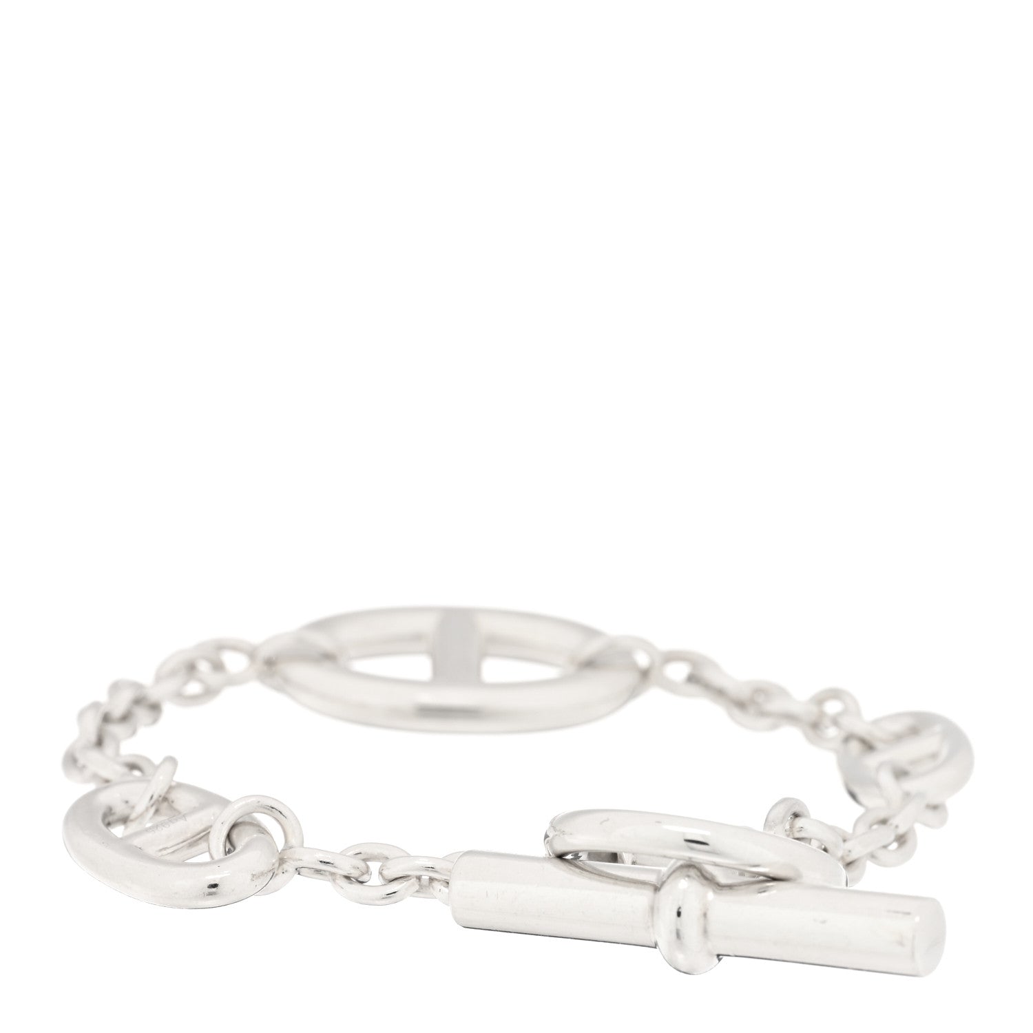 Hermes Sterling Silver Farandole Bracelet 2 of 4